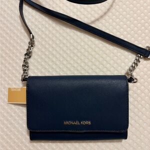 Michael Kors Dark Blue Crossbody Bag